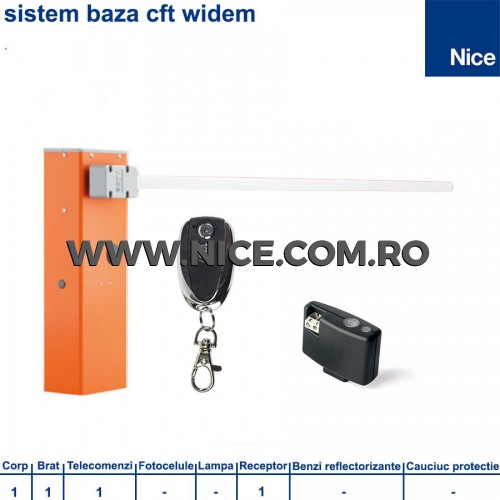 Sistem Baza Bariera Automata Acces Parcare 4m Widem CFT
